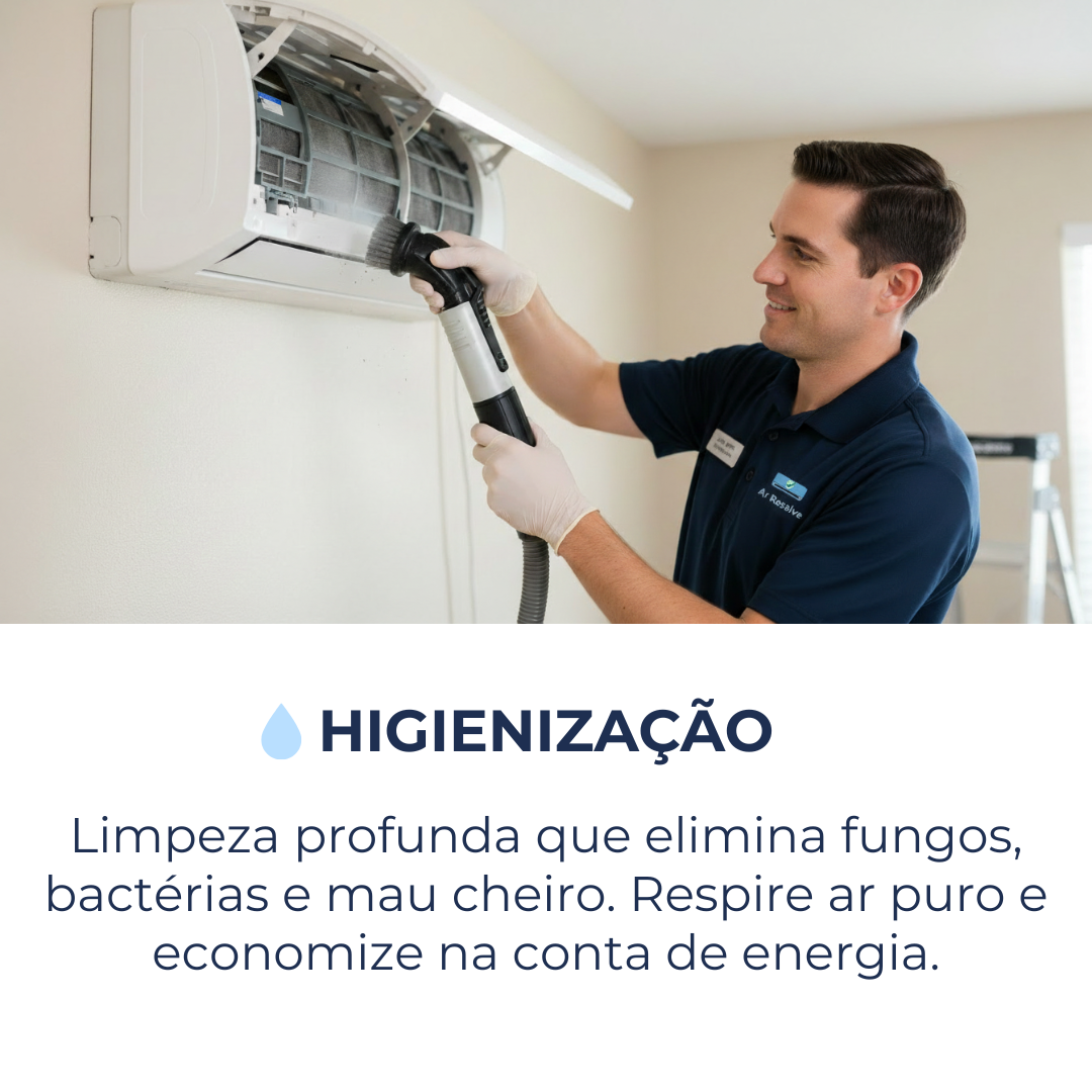 Limpeza profunda que elimina fungos, bactérias e mau cheiro. Respire ar puro e economize na conta de energia. Londrina e região